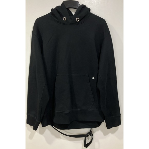 Helmut Lang Other - Helmut Lang Black Strap Hoodie Size Men's XXL/Women's XXXL
